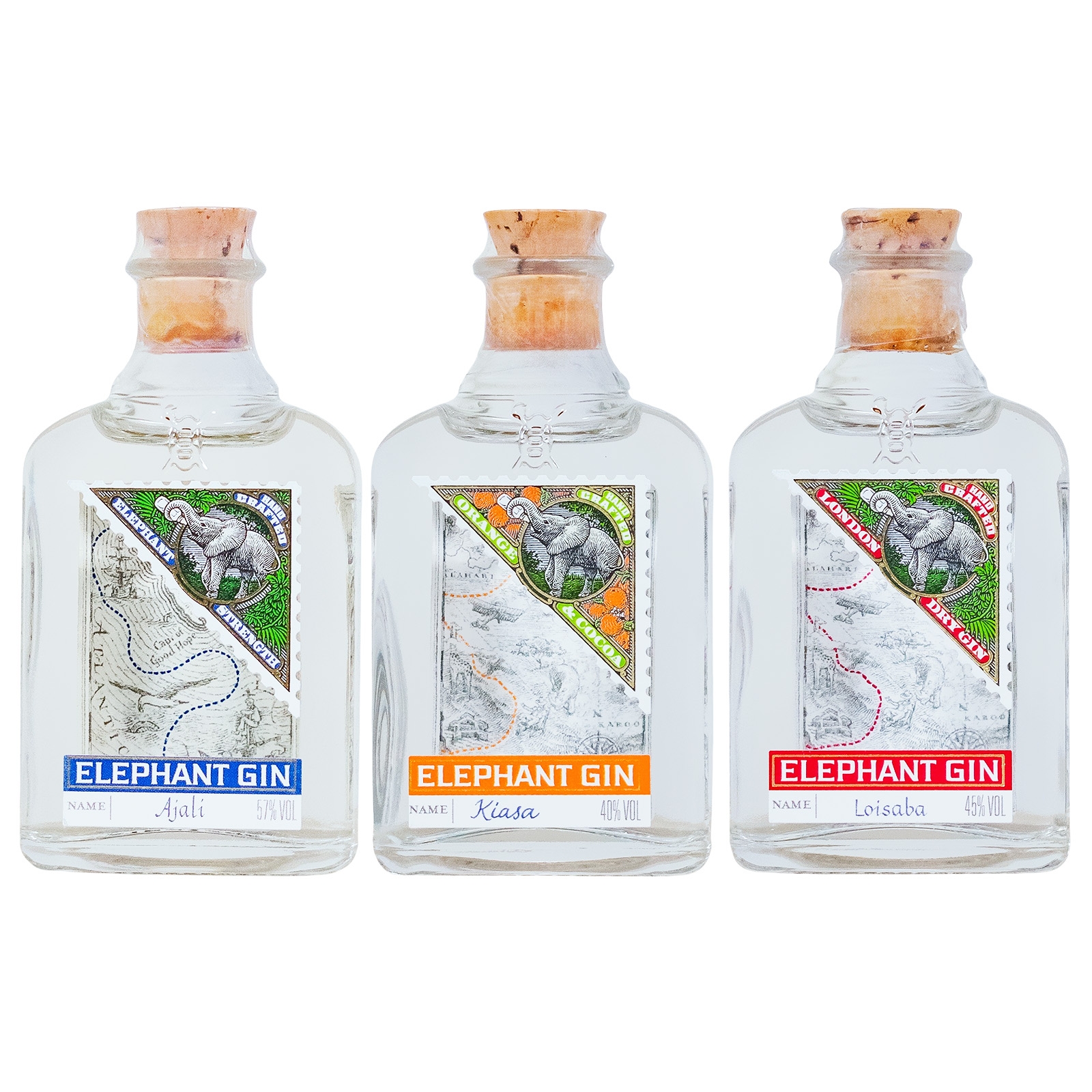 Elephant Gin Tasting Set - 0,15L 45,6% vol