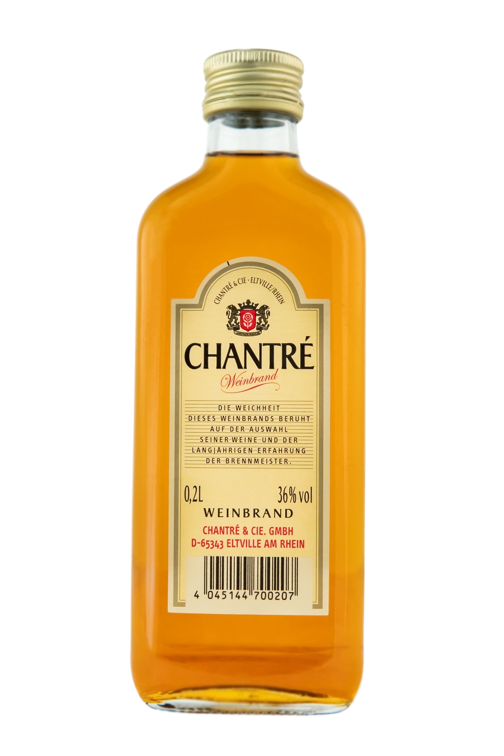 Chantre Weinbrand - 0,2L 36% vol