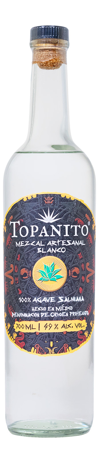 Topanito Mezcal 100 % Agave Salmiana - 0,7L 49% vol