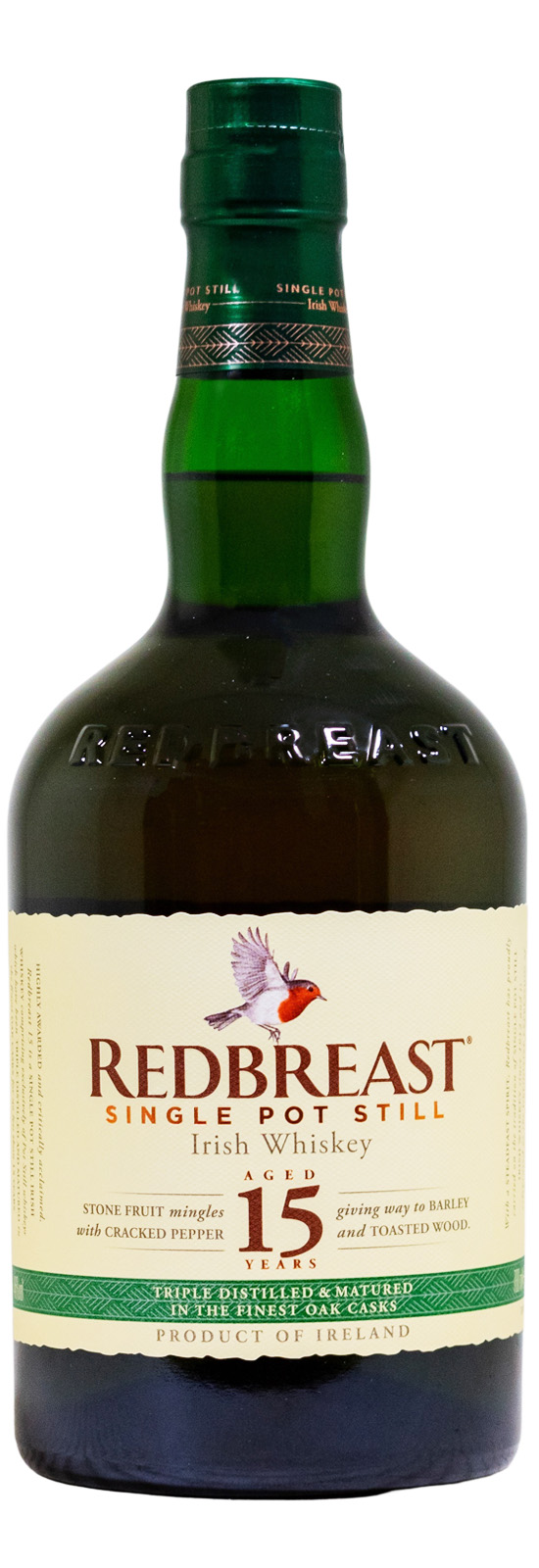Redbreast 15 Jahre Single Pot Still Irish Whiskey - 0,7L 46% vol