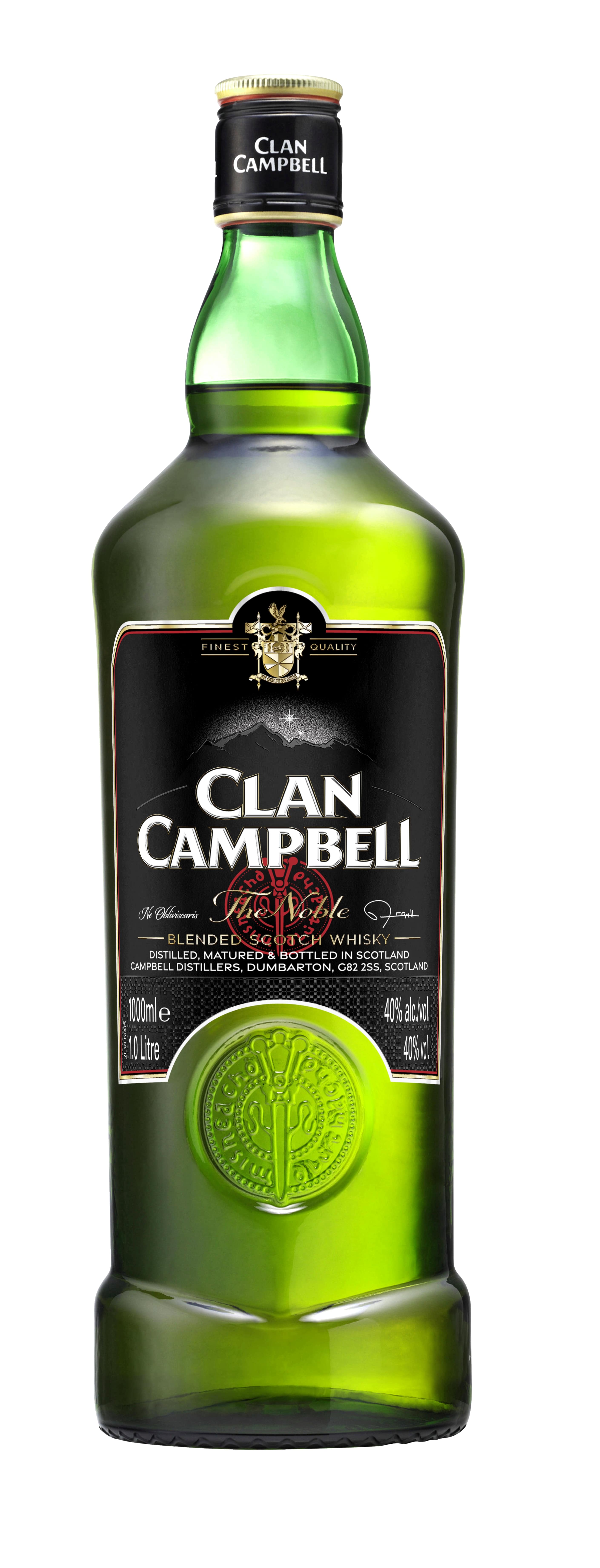 Clan Campbell Blended Scotch Whisky - 1 Liter 40% vol