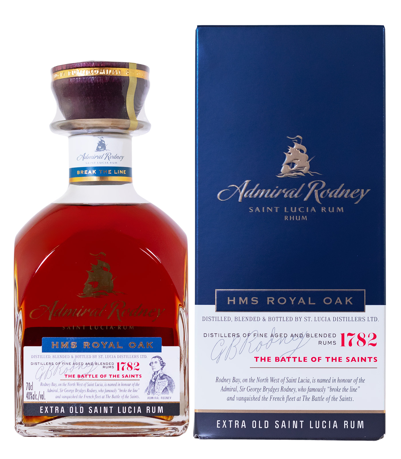 Admiral Rodney HMS Royal Oak Rum - 0,7L 40% vol