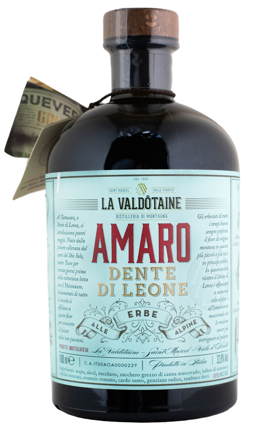 La Valdotaine Amaro Dente di Leone - 1 Liter 32,6% vol