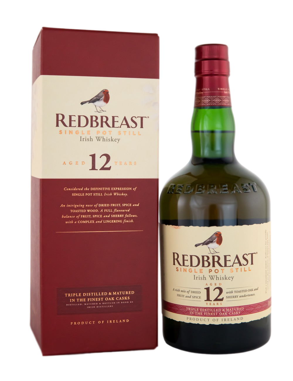 Redbreast 12 Jahre Pure Pot Still Irish Whiskey - 0,7L 40% vol
