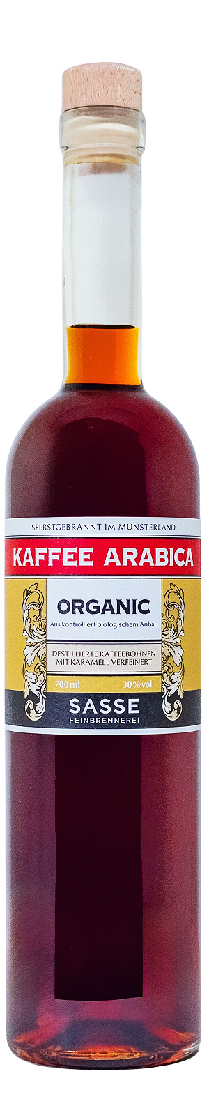 Sasse Kaffee Arabica Bio-Likör - 0,7L 30% vol