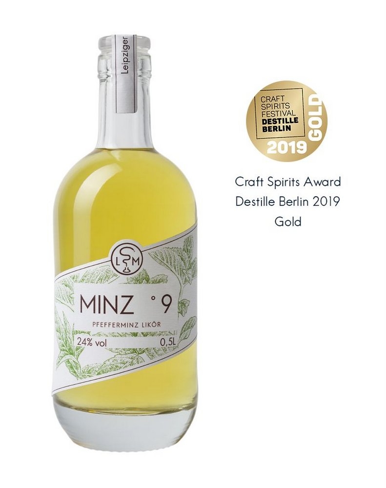 LSM Minz °9 Pfefferminz Likör - 0,5L 24% vol