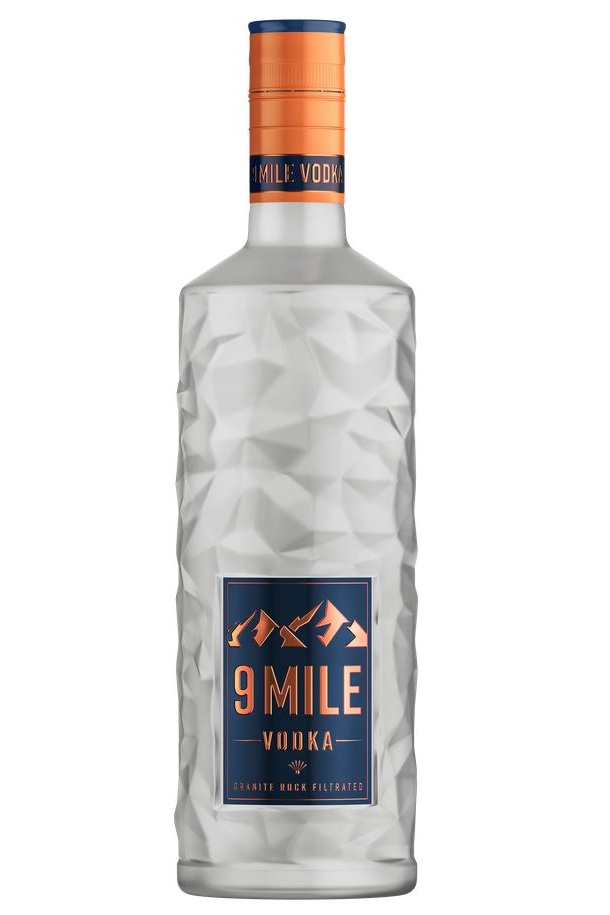 9 Mile Vodka - 1 Liter 37,5% vol