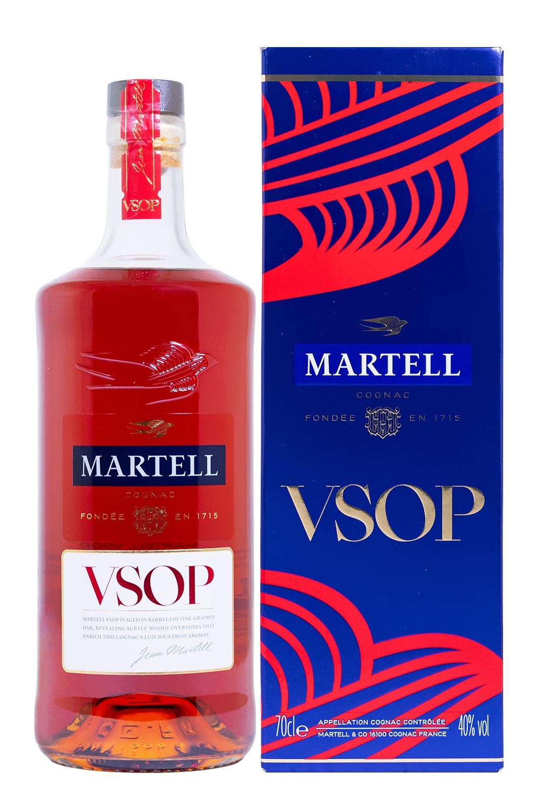 Martell VSOP Red Barrel Cognac - 0,7L 40% vol