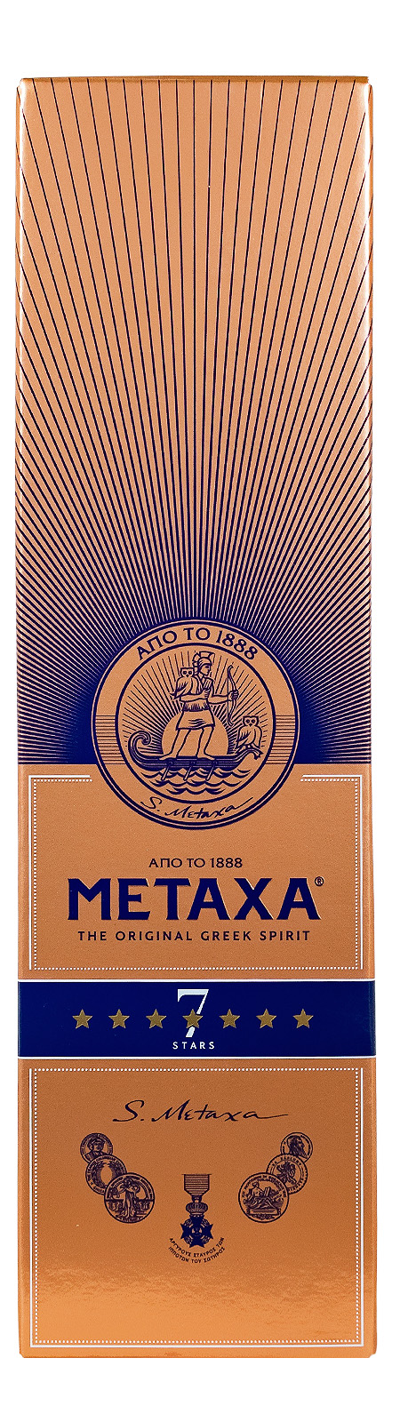 Metaxa 7 Sterne - 1 Liter 40% vol