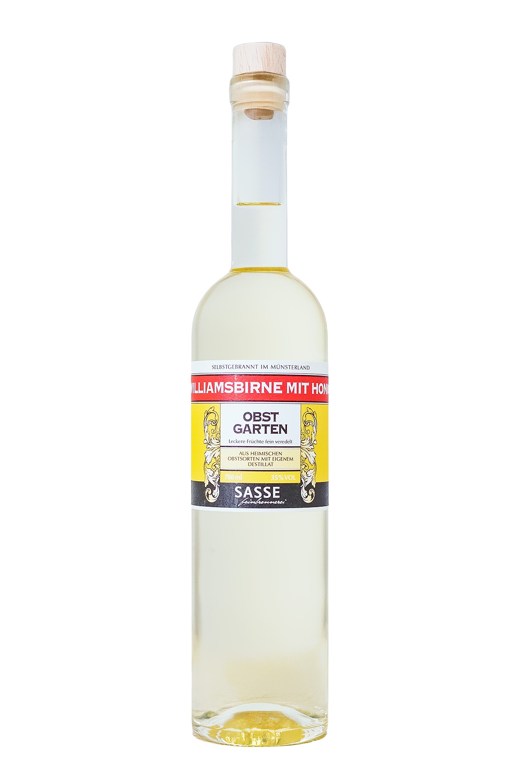 Sasse Williams mit Honig Obstgarten - 0,7L 35% vol