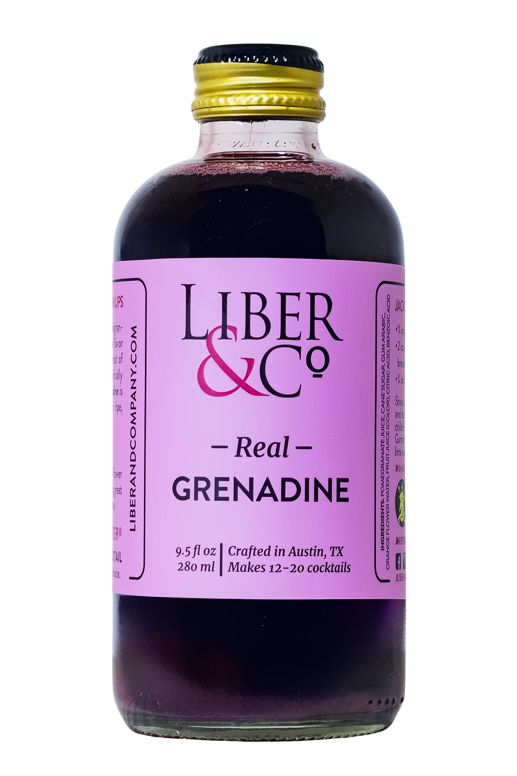 Liber & Co Real Grenadine Syrup - 0,28L