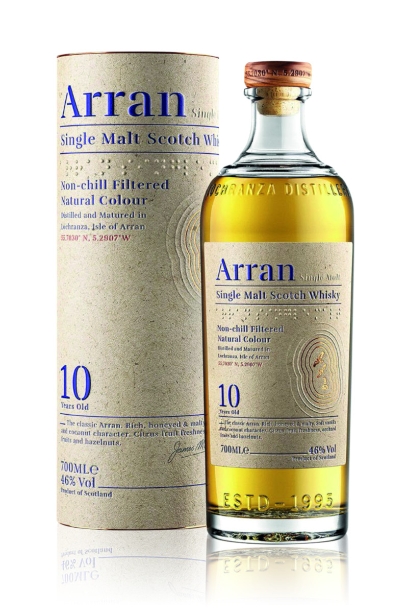 Arran 10 Jahre Single Malt Scotch Whisky - 0,7L 46% vol