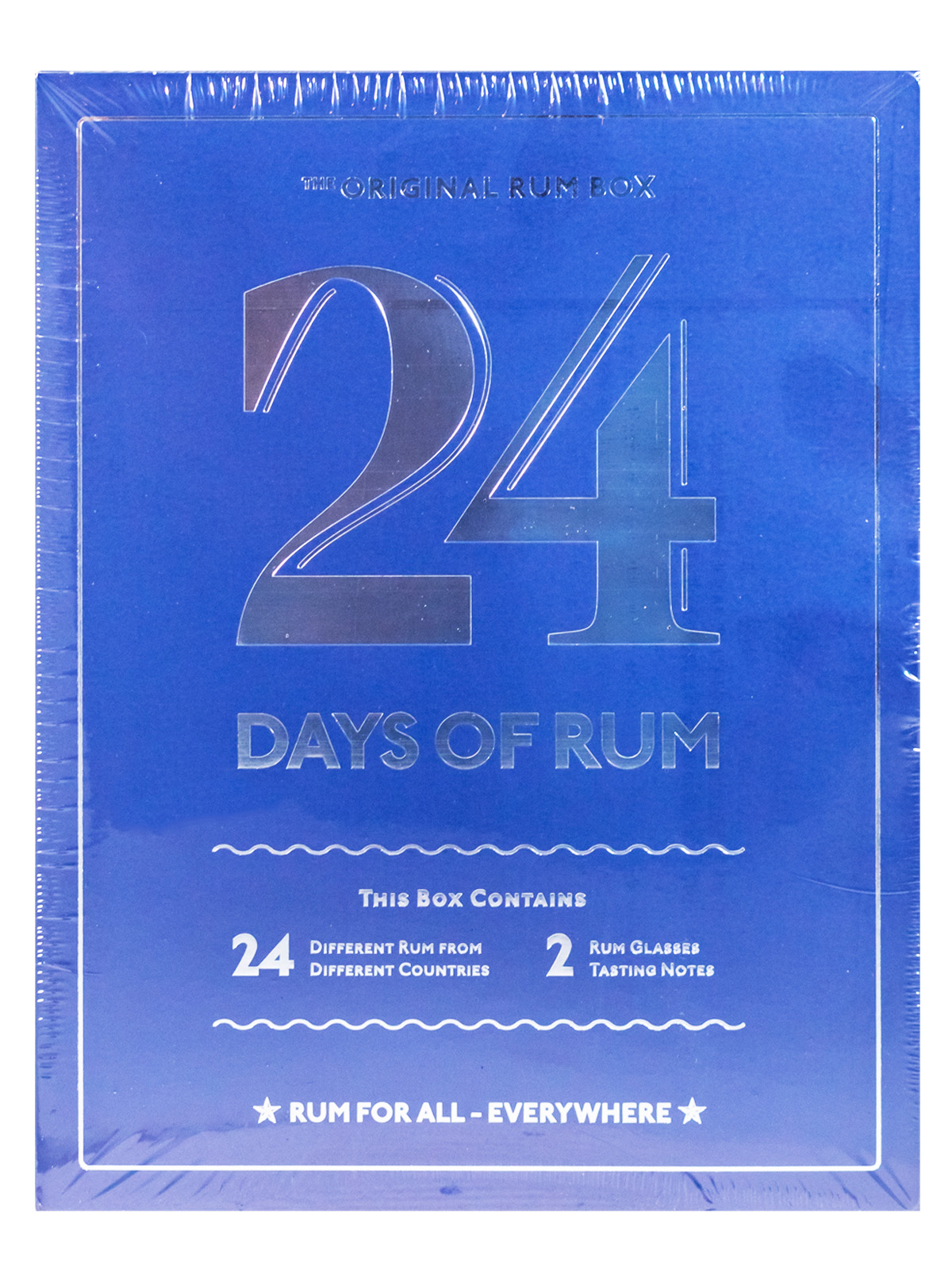 24 Days of Rum Calendar Blaue Edition 2023 - 0,48L 43% vol