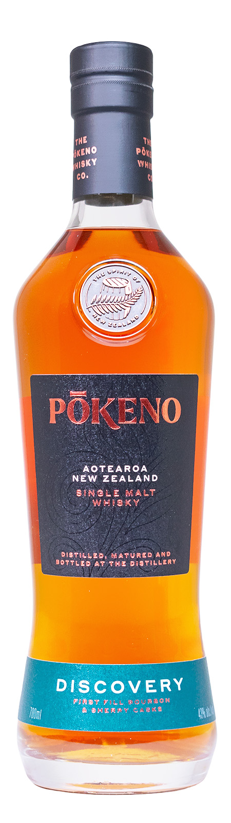 Pokeno Discovery Single Malt Whisky - 0,7L 43% vol