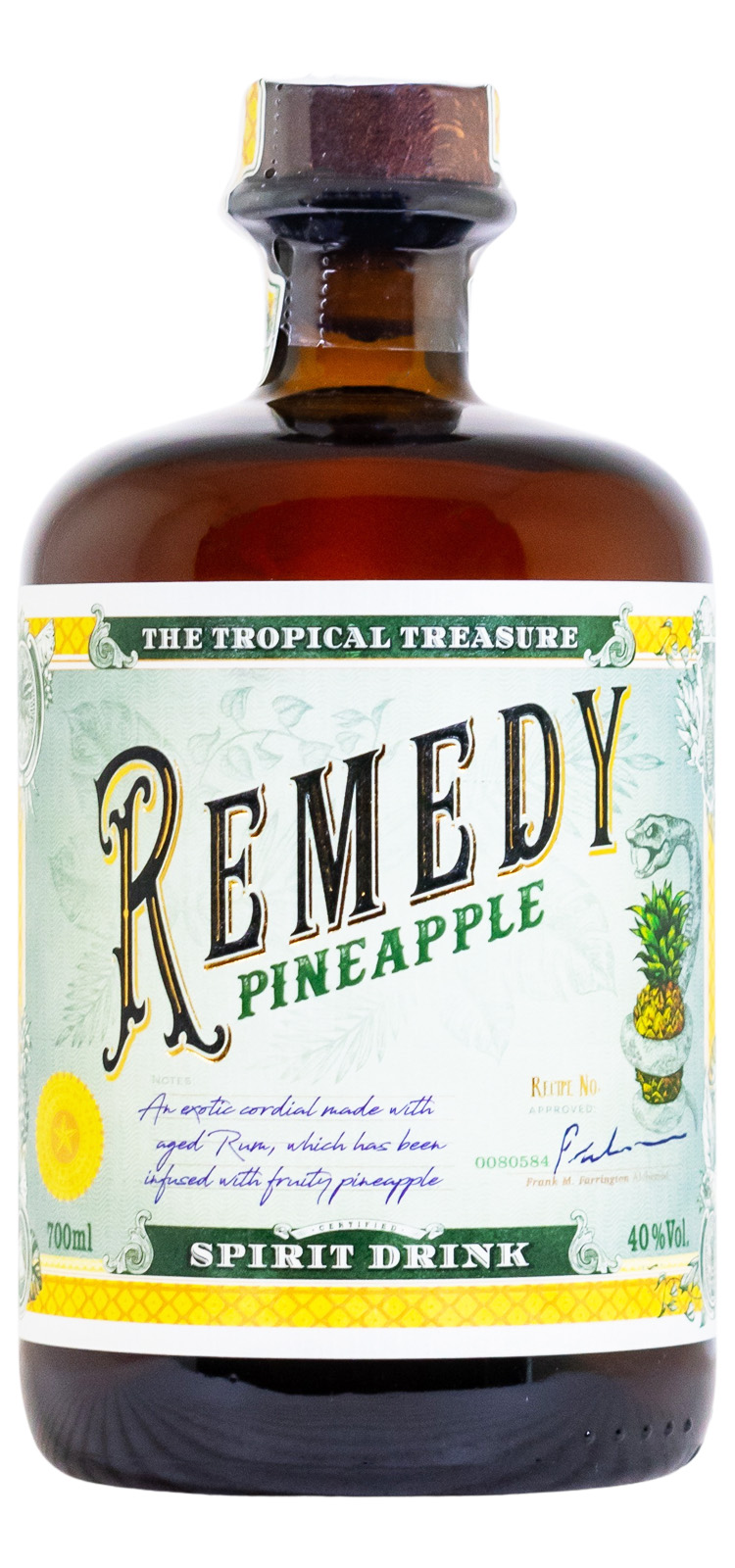 Remedy Pineapple mit Bucket Hat - 0,7L 40% vol