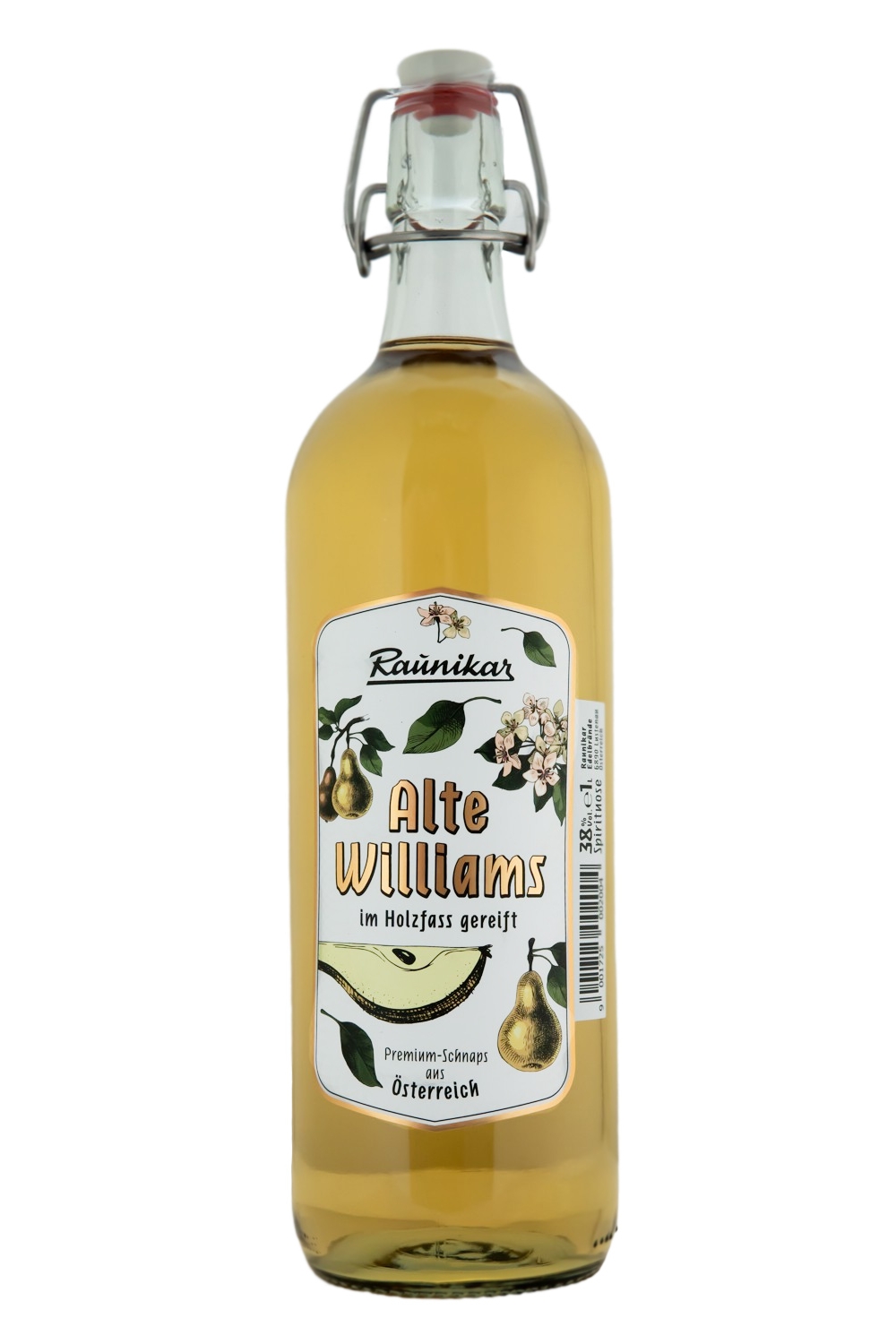 Raunikar Alte Williams - 1 Liter 38% vol