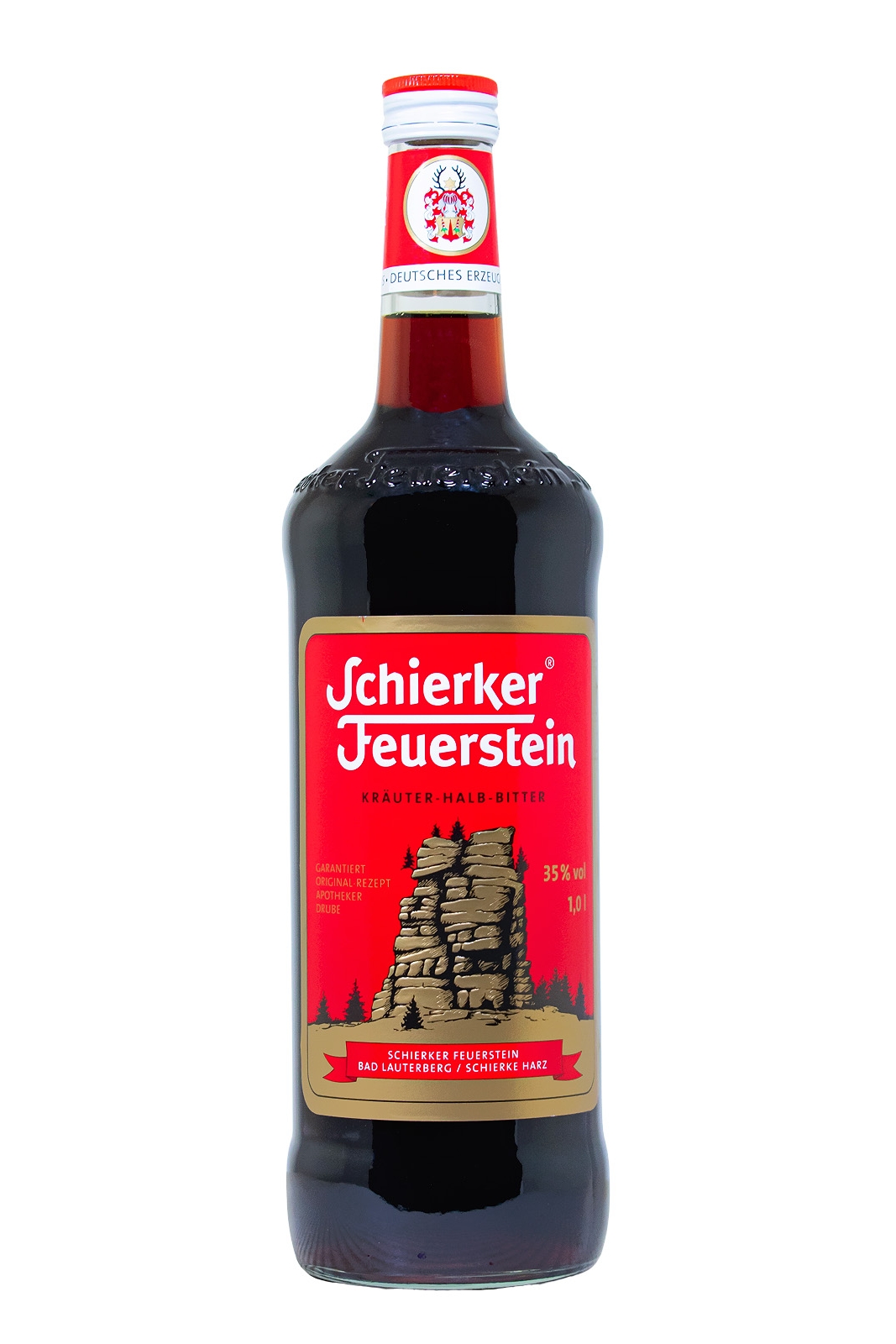 Schierker Feuerstein Kräuter-Halb-Bitter - 1 Liter 35% vol