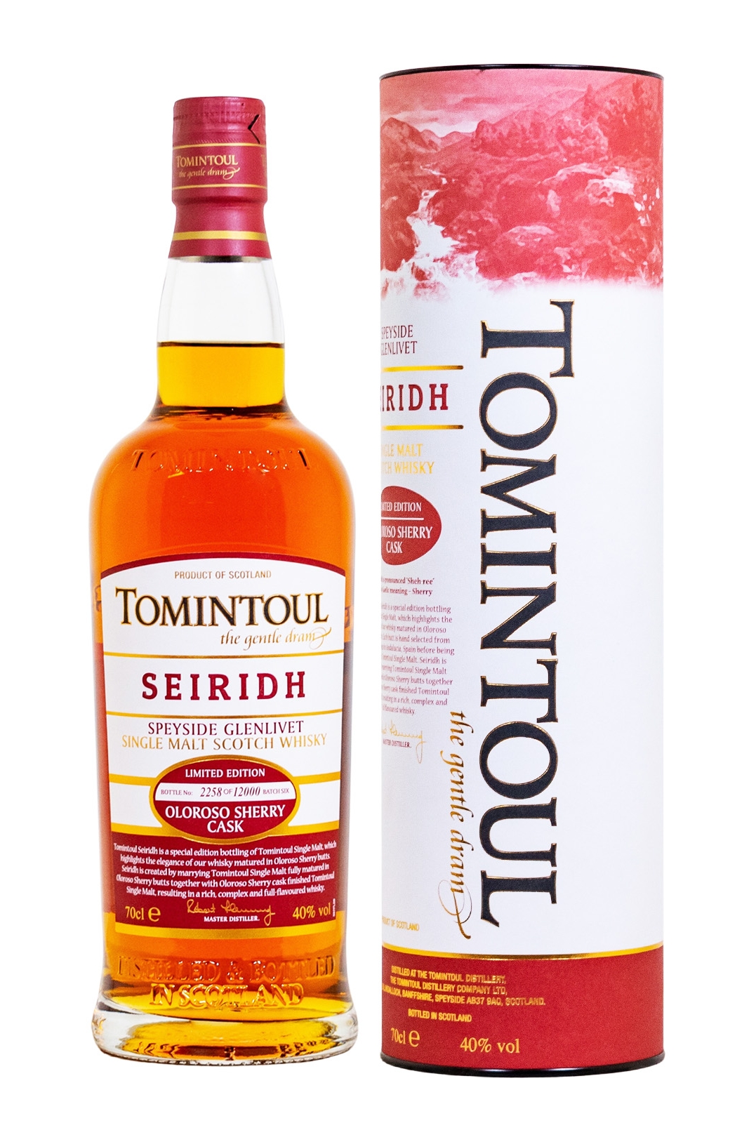 Tomintoul Seiridh - 0,7L 40% vol