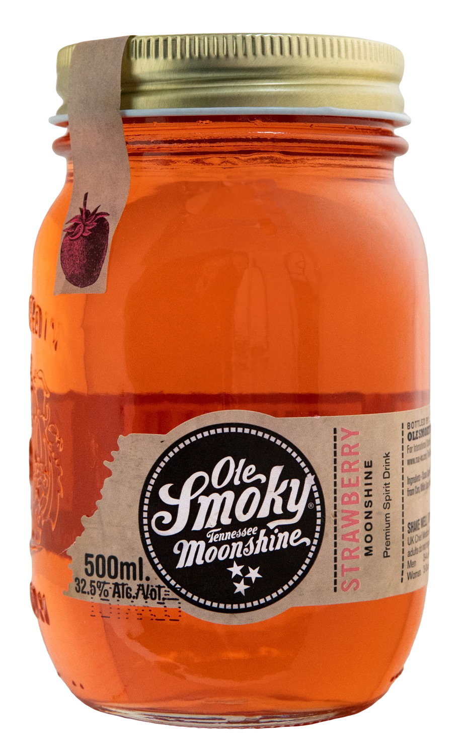 Ole Smoky Strawberry Moonshine - 0,5L 32,5% vol