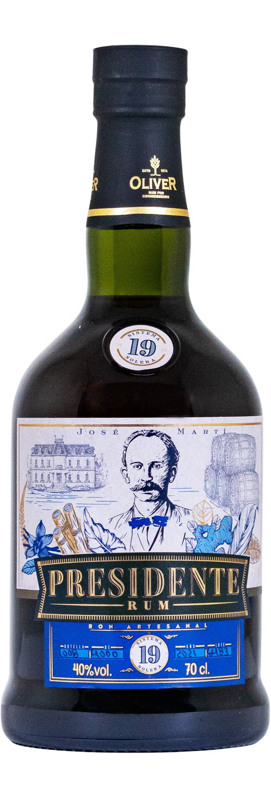 Presidente 19 Jahre Rum - 0,7L 40% vol