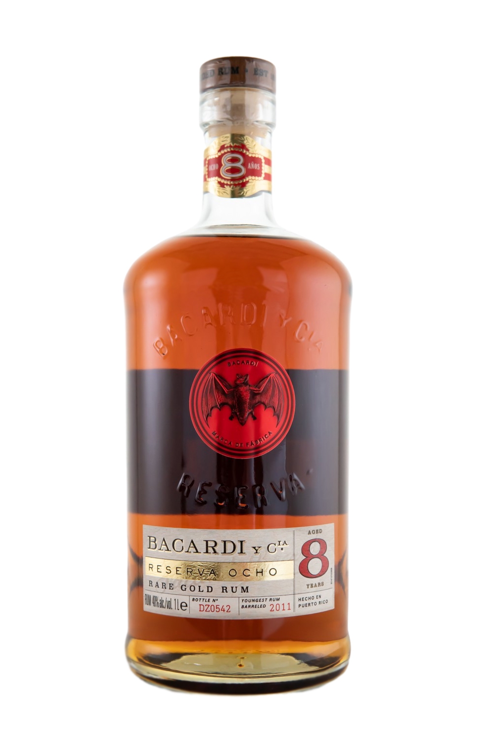 Bacardi Reserva 8 Jahre Rum - 1 Liter 40% vol