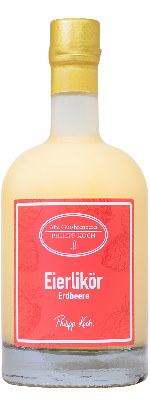 Alte Gutsbrennerei Philipp Koch Eierlikör Erdbeere - 0,5L 14% vol