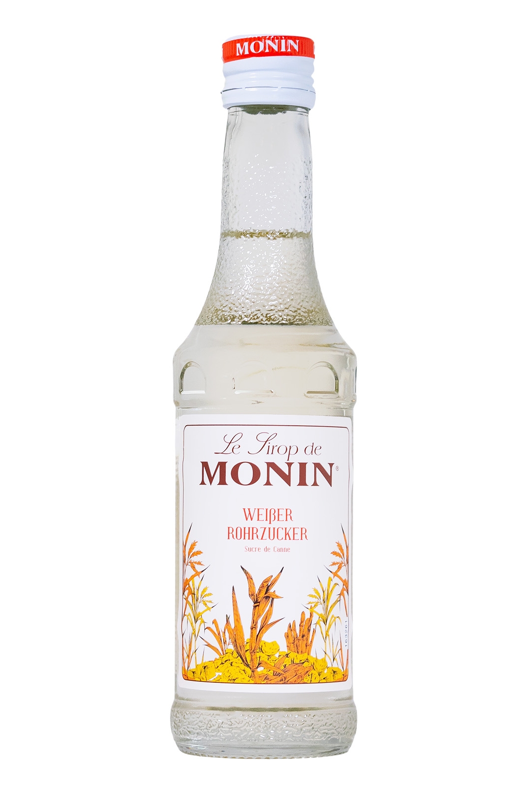 Monin Weißer Rohrzucker Sucre de Canne Sirup - 0,25L