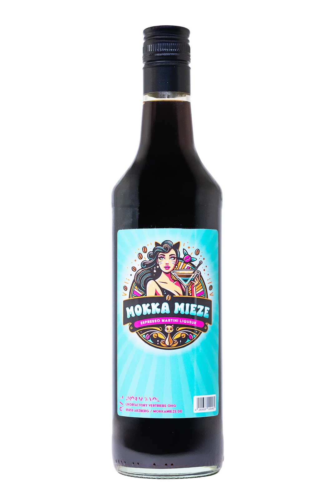 Mokka Mieze Espresso-Martini-Likör - 0,7L 18% vol