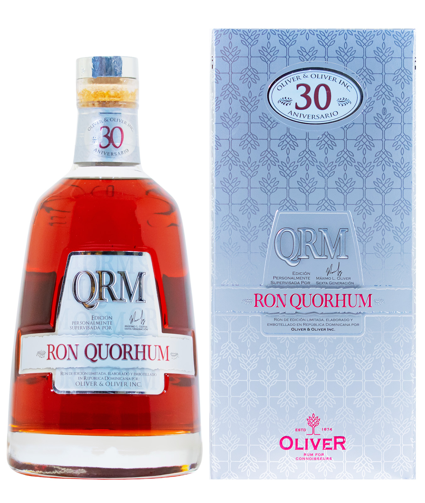 Ron Quorhum 30 Jahre Solera Rum - 0,7L 40% vol