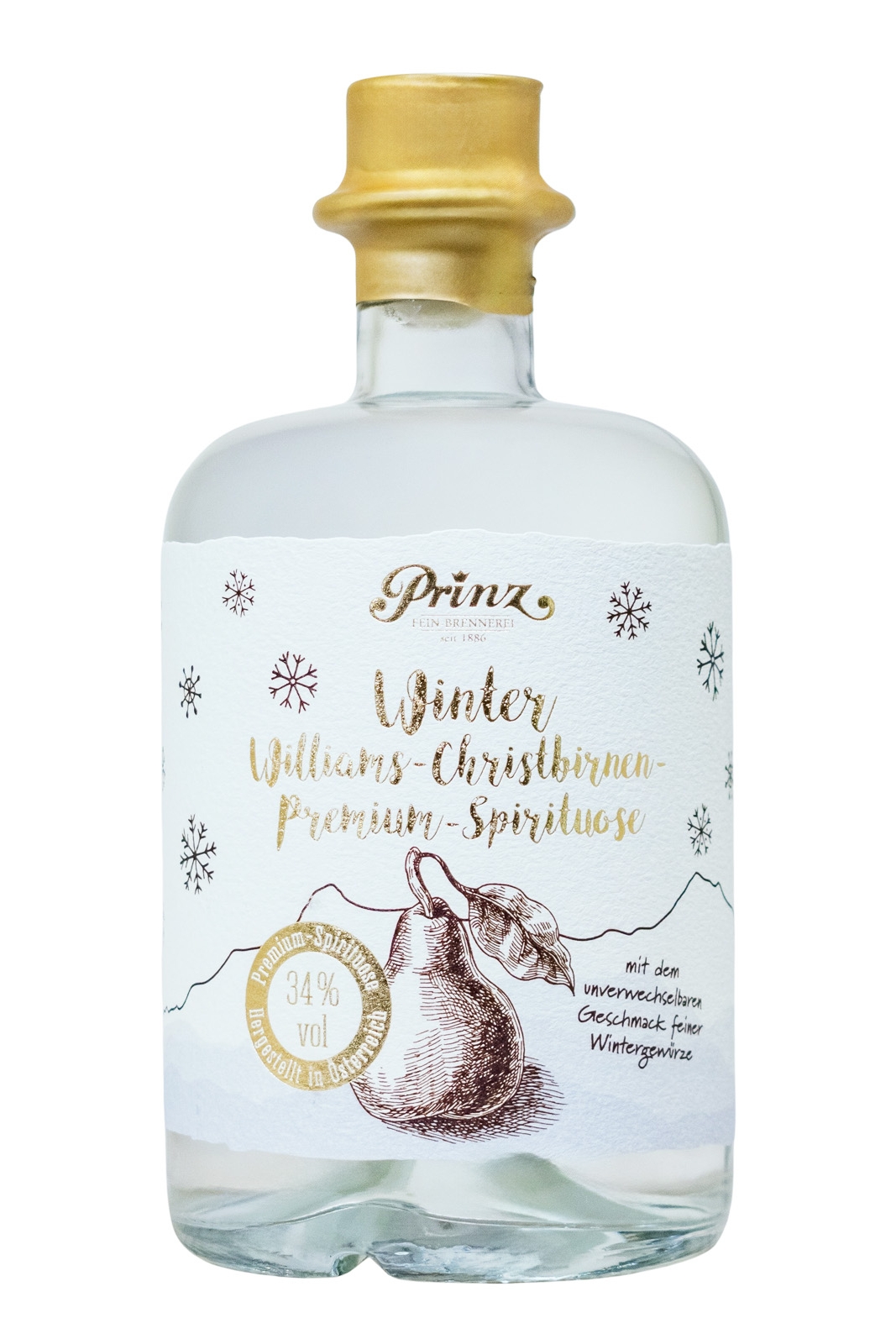 Prinz Winter Williams-Christbirne - 0,5L 34% vol