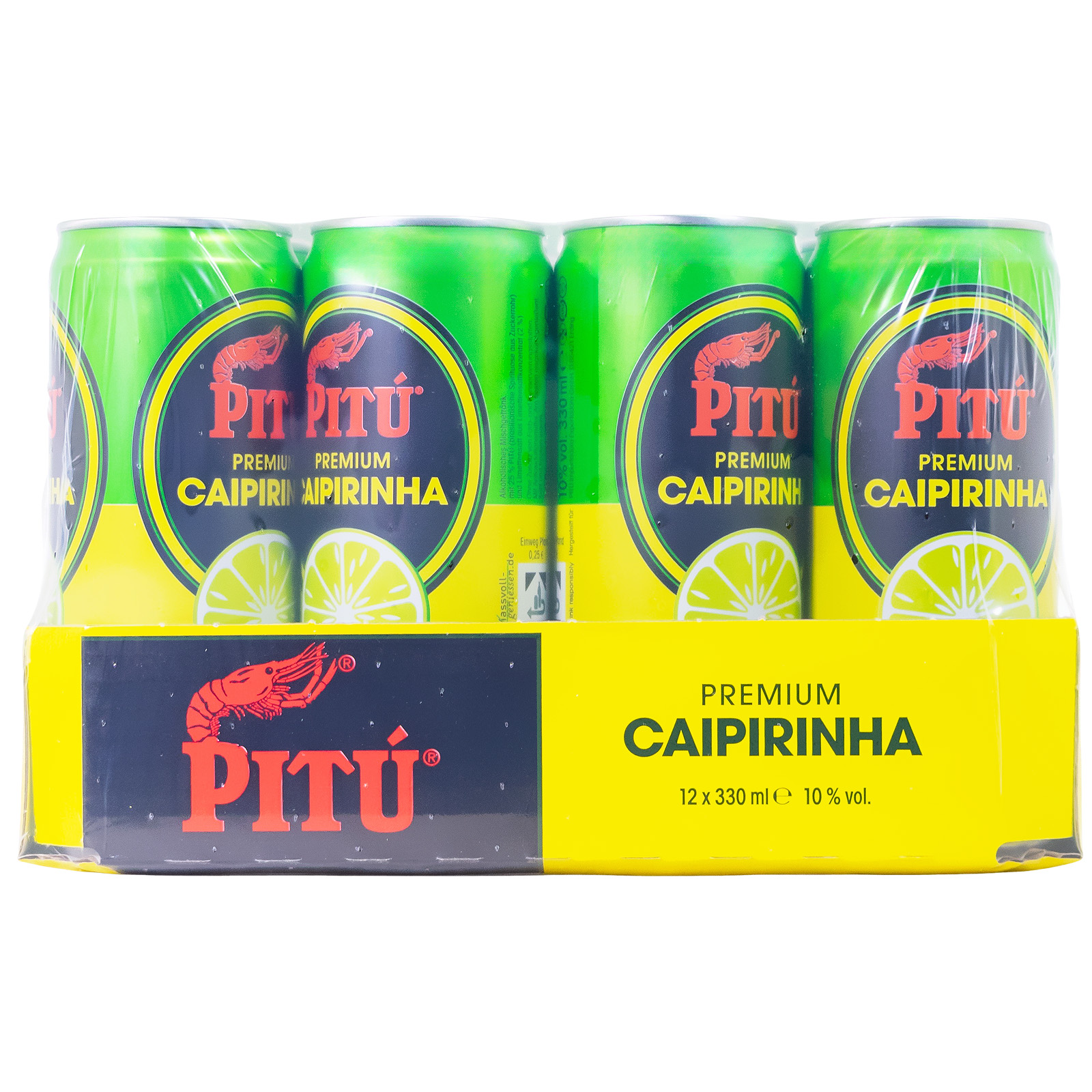 Paket [12 x 0,33L] Pitu Caipirinha Dose - 3,96L 10% vol
