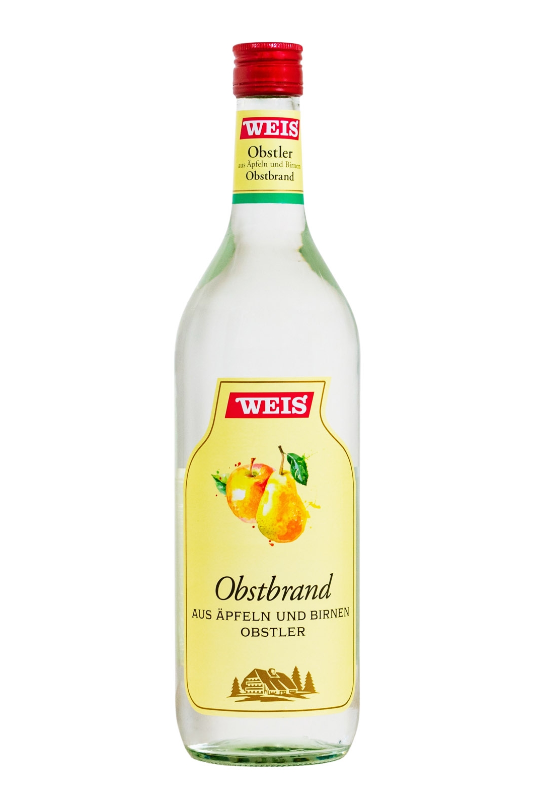 Weis Obstler Obstwässerle - 1 Liter 38% vol