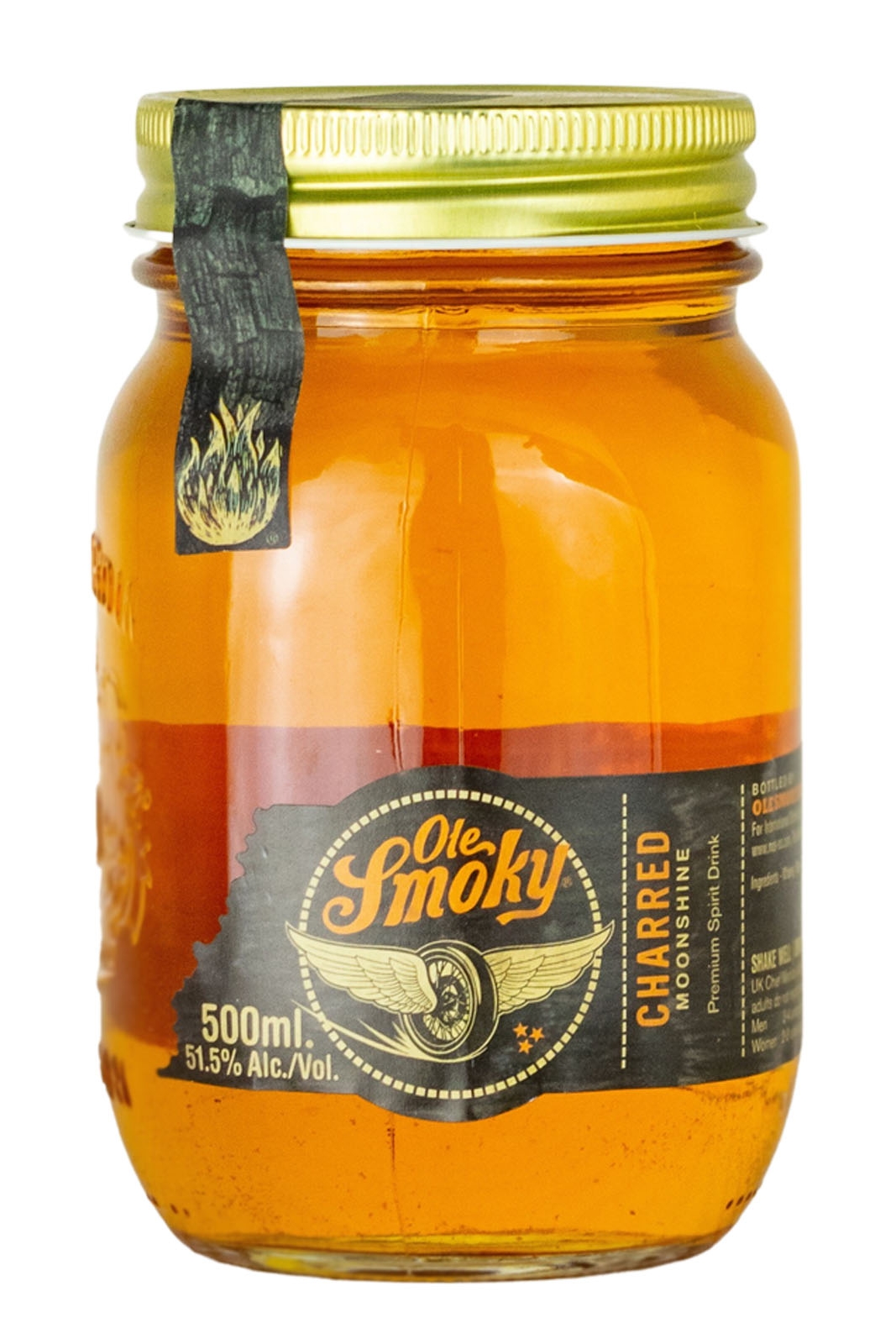 Ole Smoky Moonshine Charred - 0,5L 51,5% vol