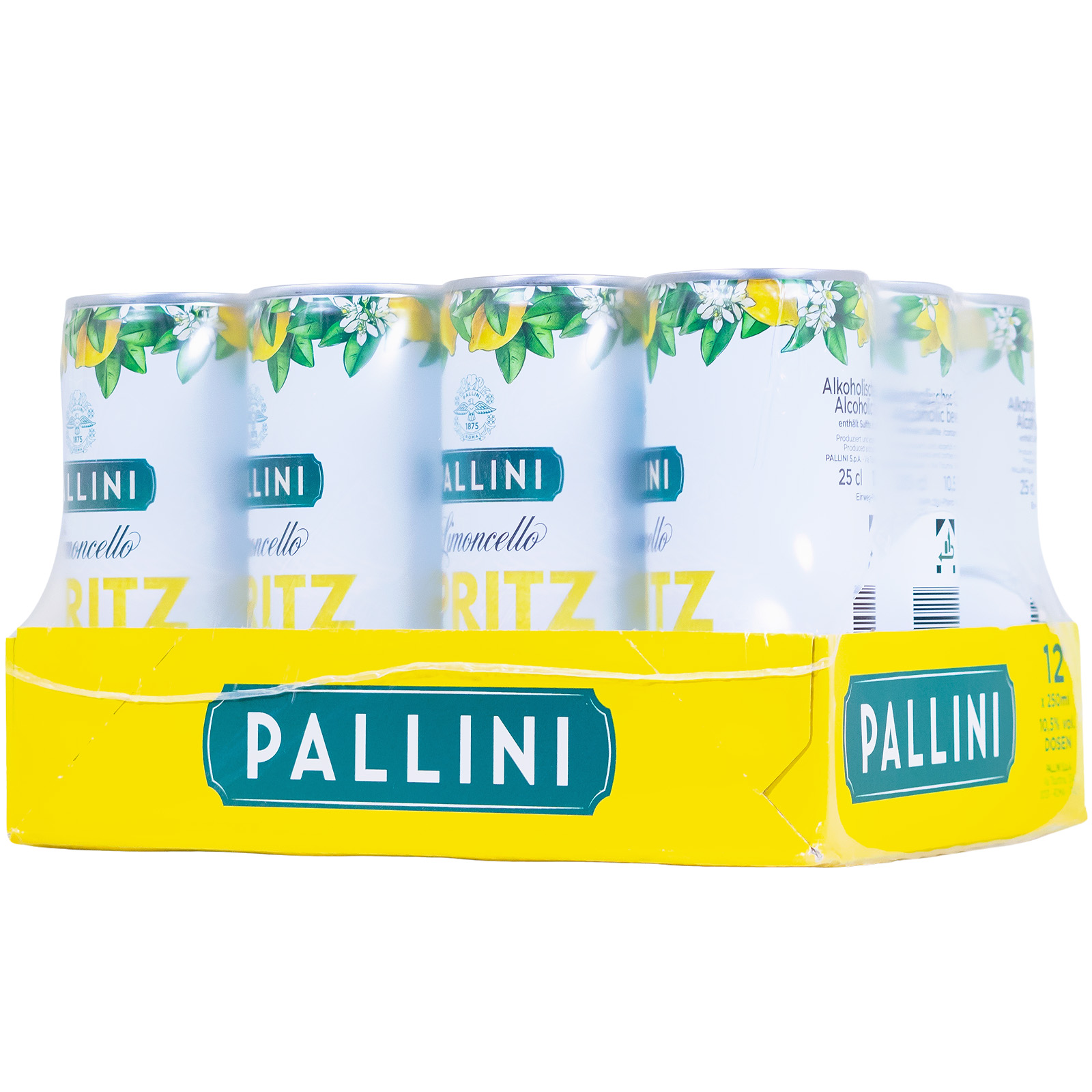 Paket [12 x 0,25L] Pallini Limoncello Spritz - 3L 10,5% vol