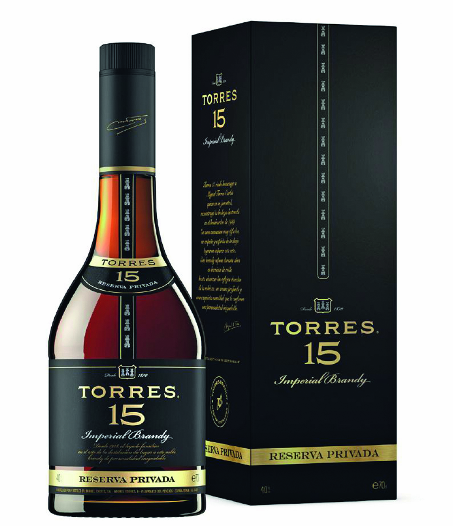 Torres 15 Jahre Reserva Privada Brandy - 0,7L 40% vol