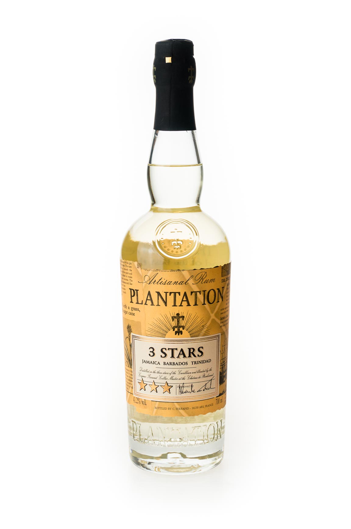 Plantation 3 Stars White Rum - 0,7L 41,2% vol