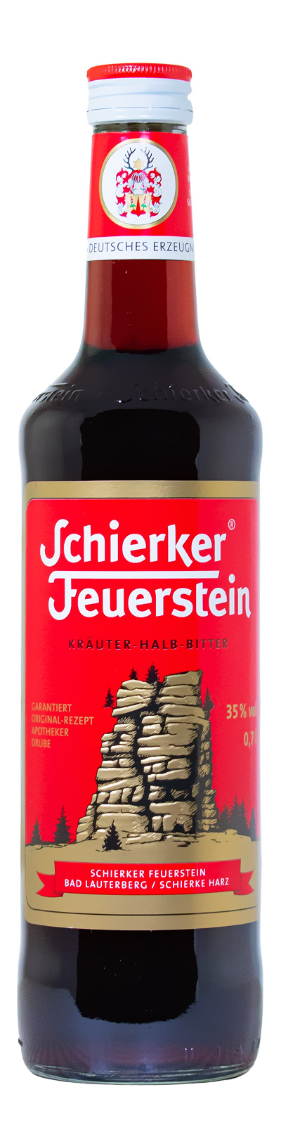 Schierker Feuerstein Kräuter-Halb-Bitter - 0,7L 35% vol