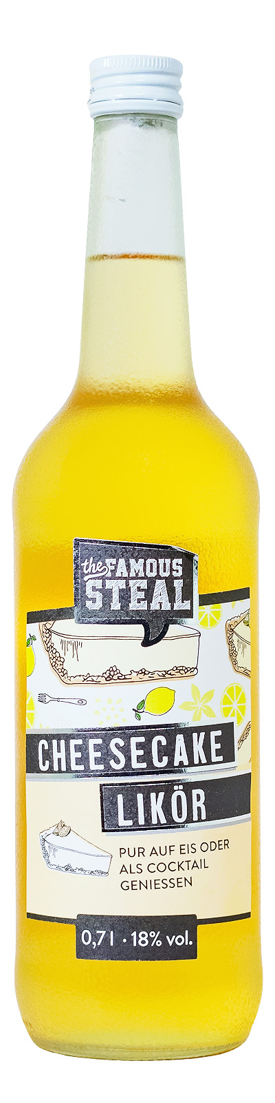 The Famous Steal Cheesecake - 0,7L 18% vol