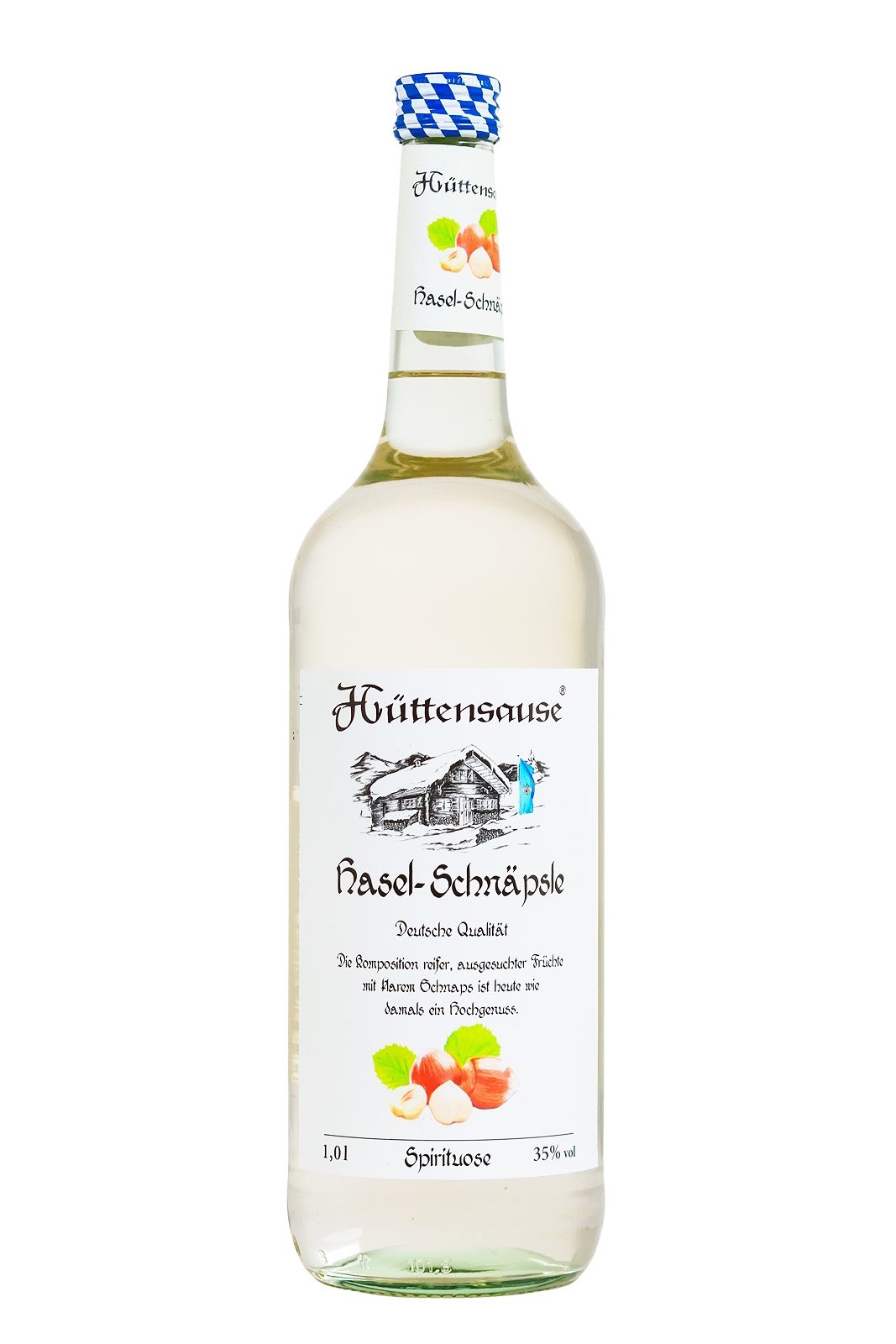 Hüttensause Haselnuss Schnäpsle - 1 Liter 35% vol