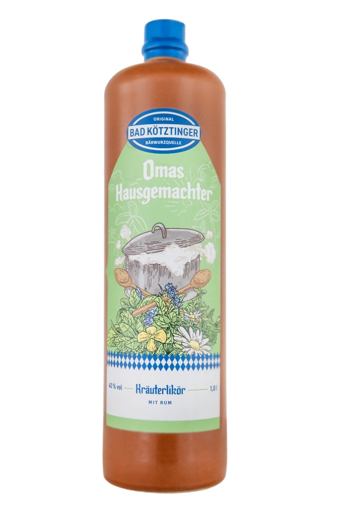 Bad Kötztinger Omas Hausgemachter Kräuterlikör - 1 Liter 40% vol