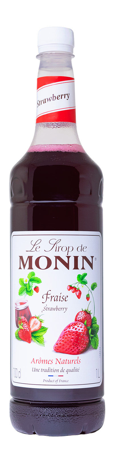 Monin Erdbeere Fraise Sirup PET-Flasche - 1 Liter