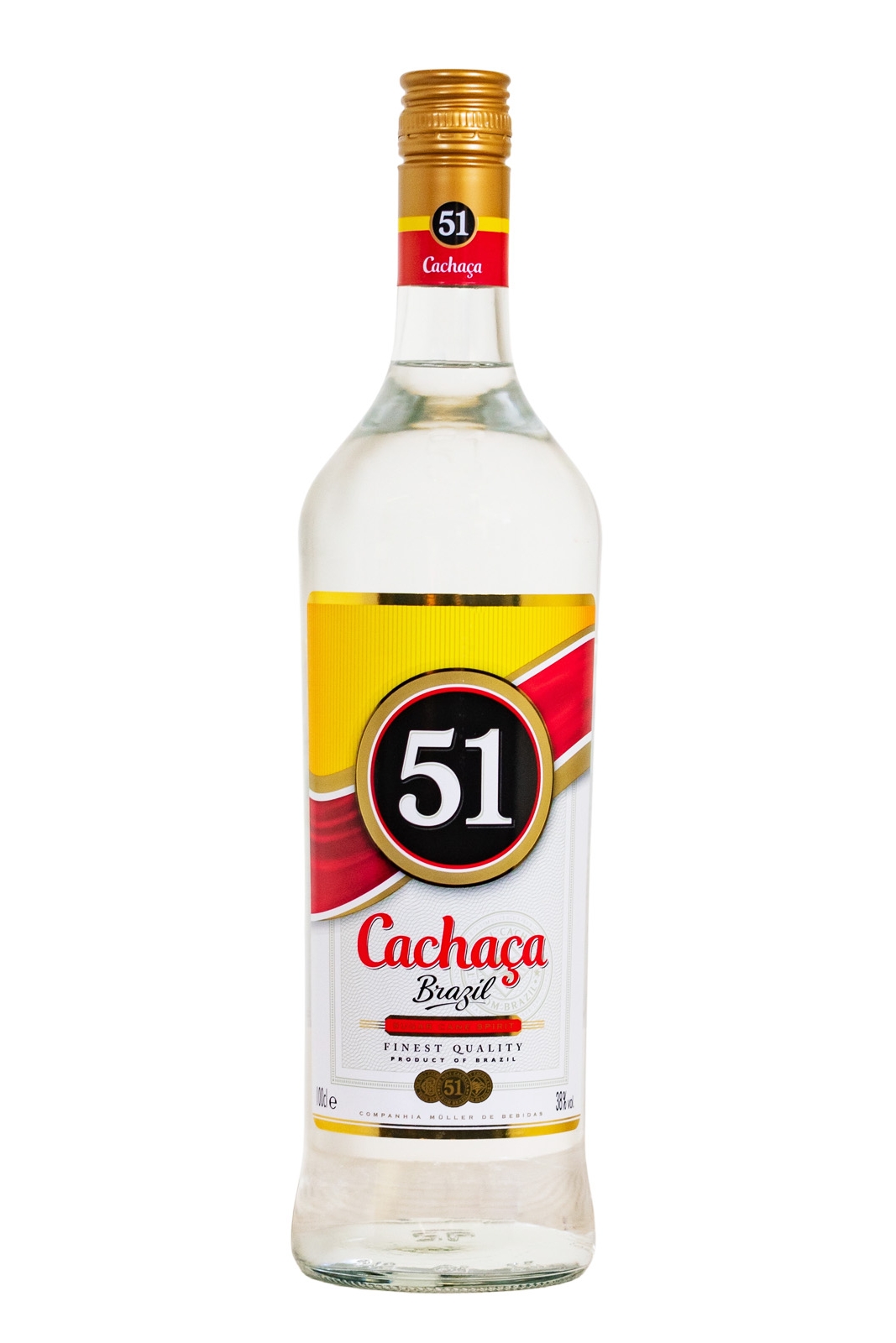 Cachaca 51 Zuckerrohrschnaps - 1 Liter 38% vol