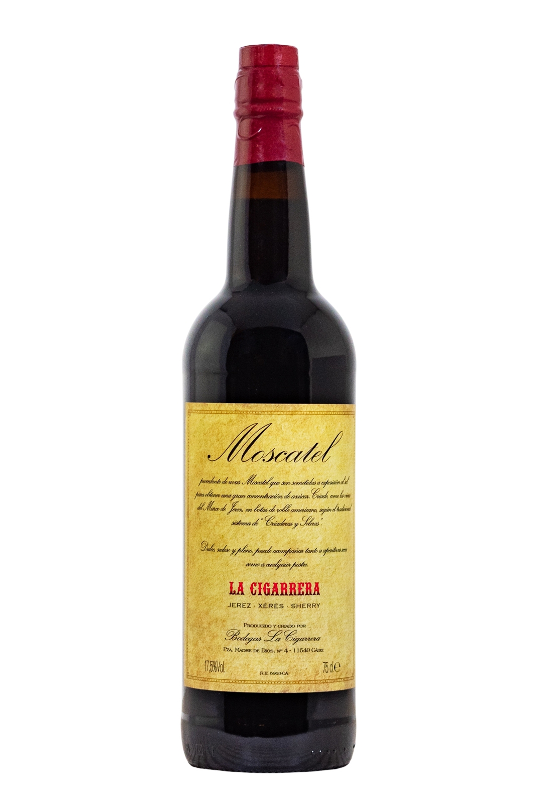 La Cigarrera Sherry-Moscatel - 0,75L 17,5% vol