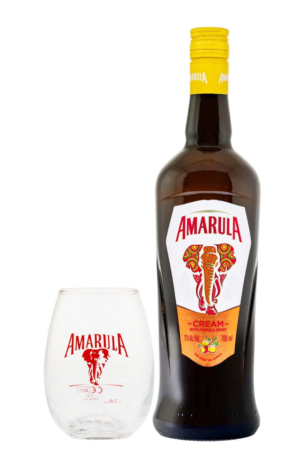 Amarula Cream Likör mit Glas - 0,7L 17% vol