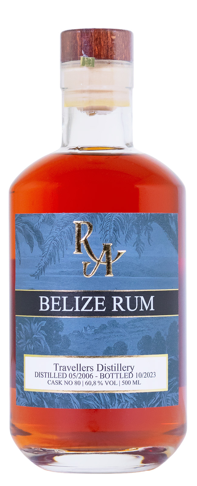 Rum Artesanal Belize 2006 - 0,5L 60,8% vol