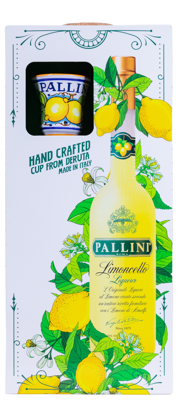Pallini Limoncello Geschenkbox - 0,5L 26% vol