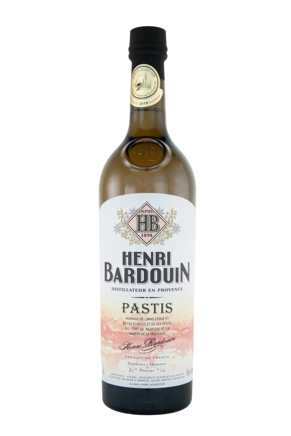 Pastis Henri Bardouin - 0,7L 45% vol