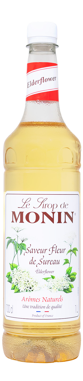 Monin Holunderblüte Fleur de Sureau Sirup PET-Flasche - 1 Liter