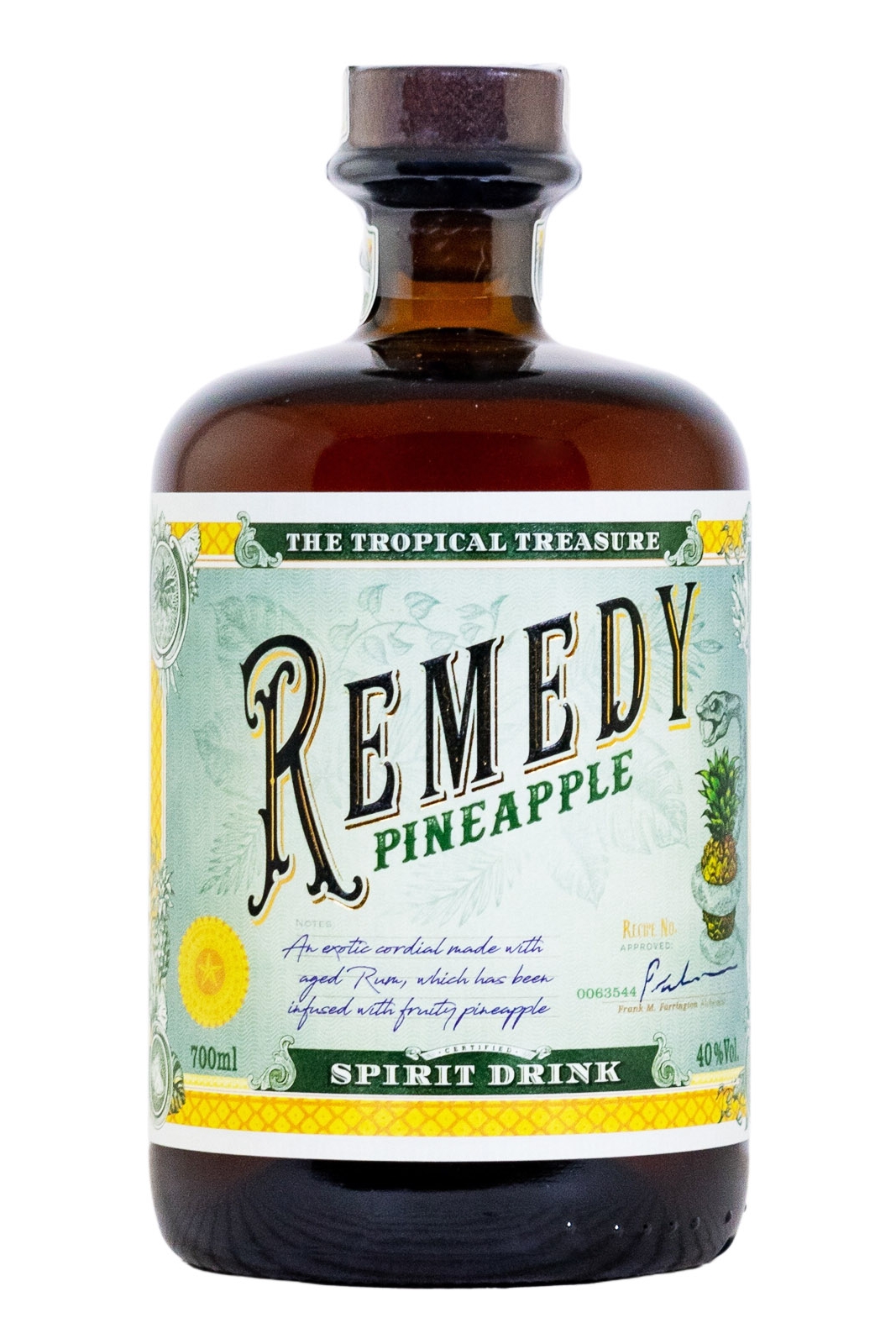 Remedy Pineapple + Glas - 0,7L 40% vol