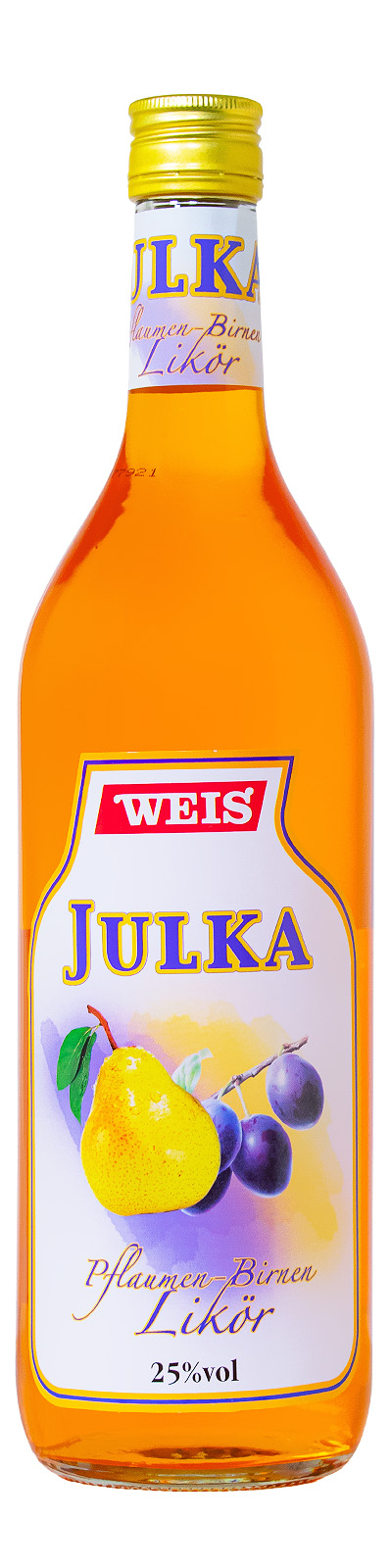 Weis Julka Pflaumen-Birnen-Likör - 1 Liter 25% vol
